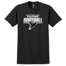 Falcon Softball Gildan - Short Sleeve 100% Cotton T-Shirt