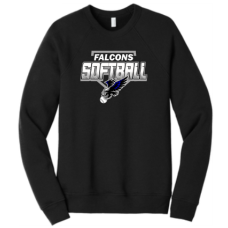 Falcon Softball BELLA+CANVAS ® Unisex Sponge Fleece Raglan Sweatshirt