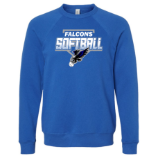 Falcon Softball BELLA+CANVAS ® Unisex Sponge Fleece Raglan Sweatshirt