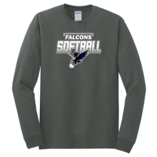 Falcon Softball Gildan® - Heavy Cotton™ 100% Cotton Long Sleeve T-Shirt