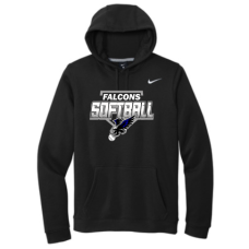 Falcon Softball Nike Club Fleece Pullover Hoodie