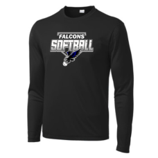 Falcon Softball Sport-Tek® Long Sleeve PosiCharge® Competitor™ Tee