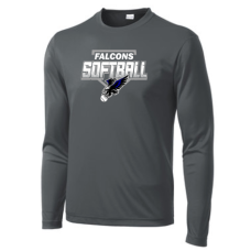 Falcon Softball Sport-Tek® Long Sleeve PosiCharge® Competitor™ Tee