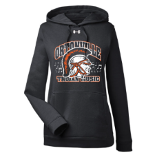 Trojan Music Under Armour Ladies' Hustle Pullover Hooded Sweatshirt