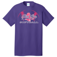 Pink Sox Softball Port & Company® Core Cotton Tee