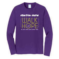 Clinton Crew Port & Company® Long Sleeve Fan Favorite™ Tee