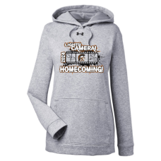 Trojan HC Under Armour Ladies' Hustle Pullover Hooded Sweatshirt