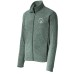 Wapiti Port Authority® Heather Microfleece Full-Zip Jacket