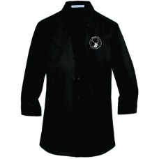 Wapiti Port Authority® Ladies 3/4-Sleeve SuperPro™ Twill Shirt