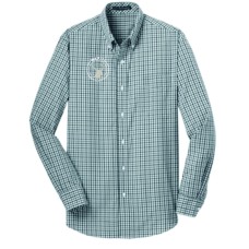 Wapiti Port Authority® Long Sleeve Gingham Easy Care Shirt