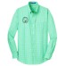 Wapiti Port Authority® Long Sleeve Gingham Easy Care Shirt