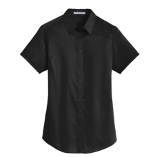 Valley Queen Port Authority® Ladies Short Sleeve SuperPro™ Twill Shirt