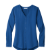 Valley Queen Port Authority ® Ladies Long Sleeve Button-Front Blouse